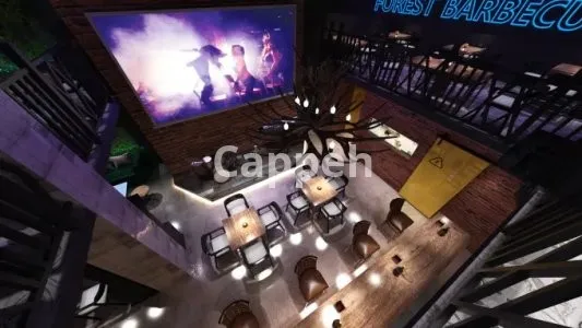 I will design your lounge, bar, night club, cafe interior