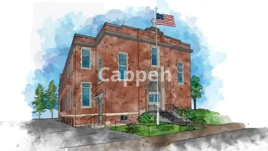 I will sketch architecture building with watercolor rendering