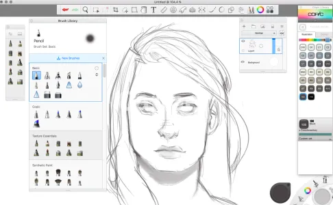 Providing specialized design services using Autodesk Sketchbook software