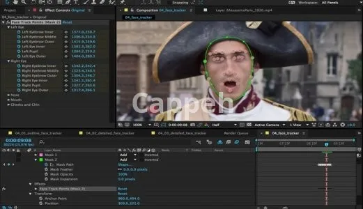 Providing specialized design services using After Effects software