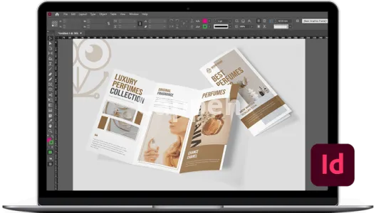 Providing specialized design services using adobe indesign software