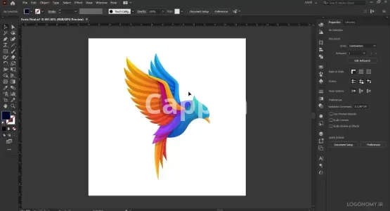 Providing specialized design services using Adobe Illustrator software