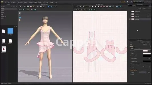 Providing specialized design services using Marvelous Designer software
