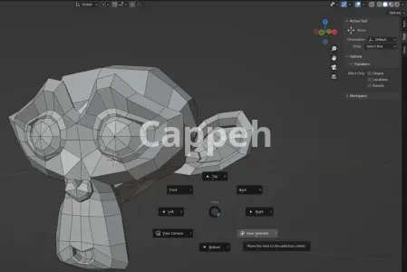 Providing specialized design services using Blender software