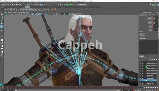 Providing specialized design services using Maya software