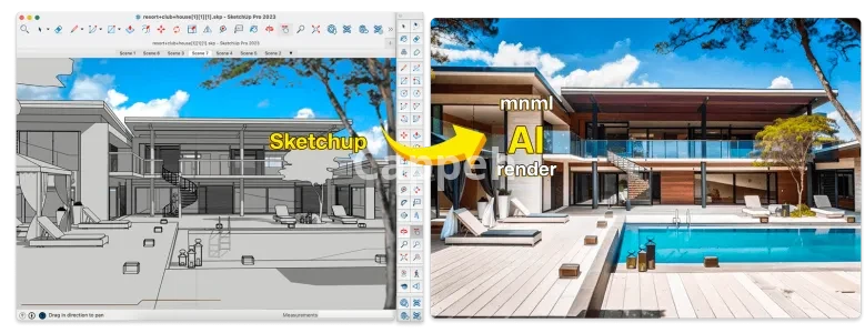Providing specialized design services using SketchUp software