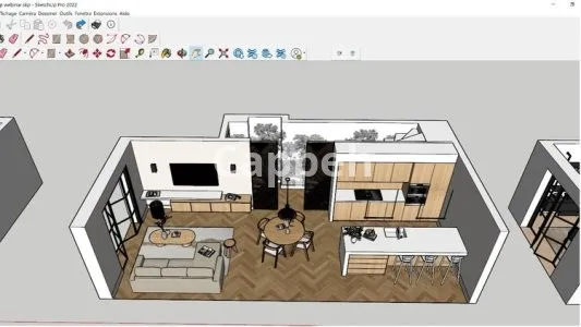 Providing specialized design services using SketchUp software