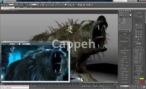 Providing specialized design services using 3Ds Max software