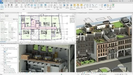Providing specialized design services using Revit Architecture software