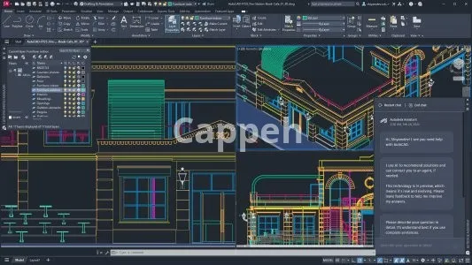 Providing specialized design services using AutoCAD software