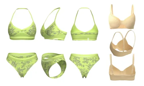 I will do 3d lingerie swimsuit with 3d garment and 3d fashion