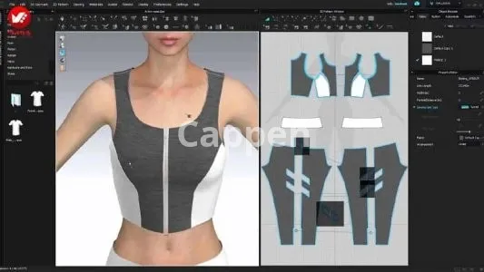 Providing specialized fashion design services using CLO 3D clothing design software