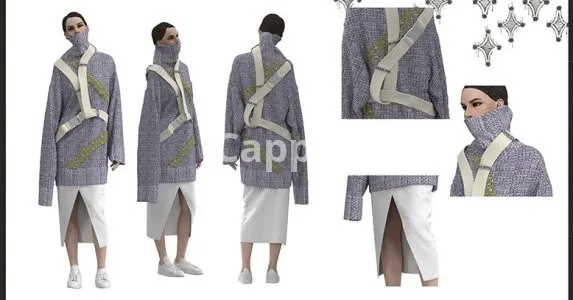 Providing specialized fashion design services using CLO 3D clothing design software