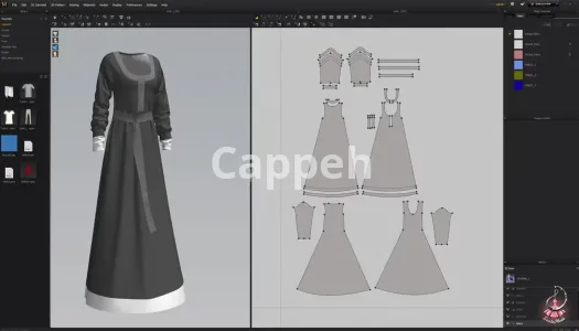 Providing specialized fashion design services using Marvelous clothing design software