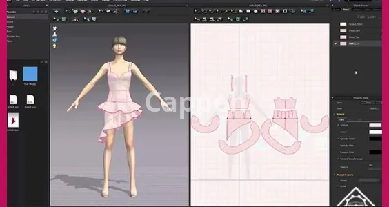 Providing specialized fashion design services using Marvelous clothing design software