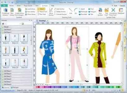 Providing specialized fashion design services using Edraw max clothing design software
