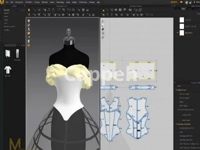 Providing specialized fashion design services using Patternsmith clothing design software