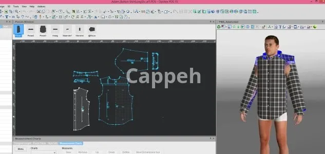 Providing specialized fashion design services using Optitex clothing design software