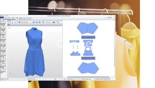 Providing specialized fashion design services using Gerber clothing design software