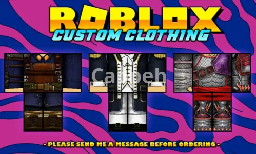 I will design and create roblox clothing