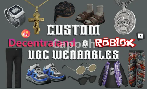 I will create decentraland or roblox ugc wearables
