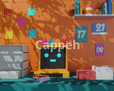 I will create 3d animation environment background video