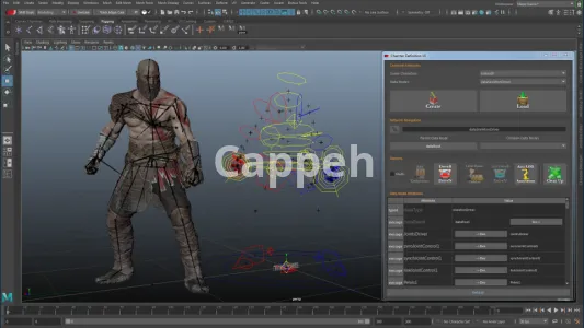 3D game design and construction by Maya software