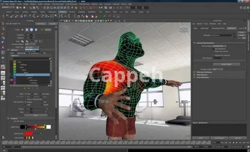 3D game design and construction by Maya software