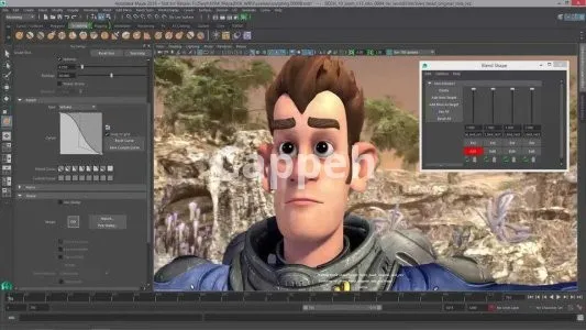3D game design and construction by Maya software