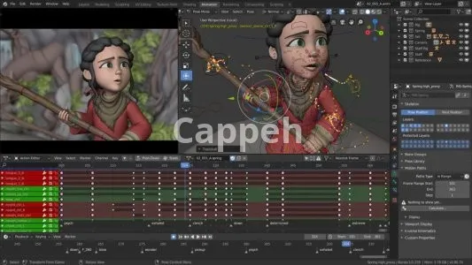 3D game design and construction by Blender software