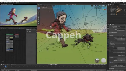 3D game design and construction by Blender software
