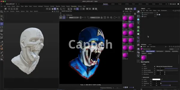 3D game design and construction by Cinema 4D software