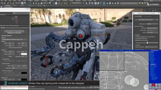 3D game design and construction by 3ds Max software