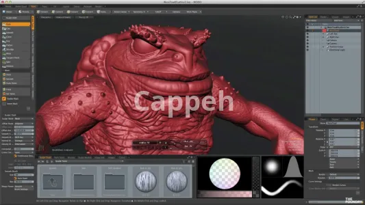 3D game design and construction by  Modo software