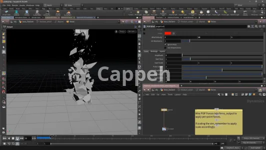 3D game design and construction by  Houdini software