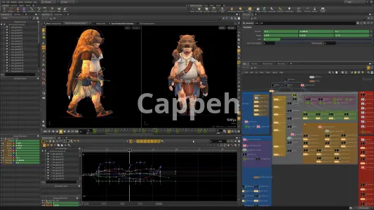 3D game design and construction by  Houdini software