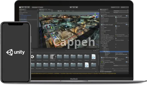3D game design and construction by  Unity software