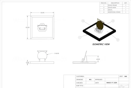I will do cad design, cad drawing and 3d modeling