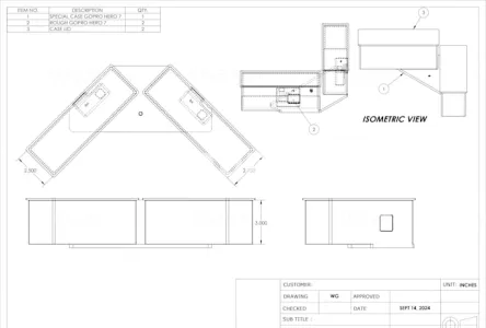 I will do cad design, cad drawing and 3d modeling