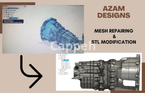 I will repair, edit, and modify your stl files and mesh files for 3d printing