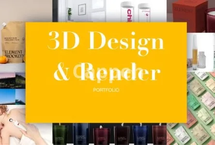 I will create 3d visuals of your products for advertising