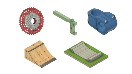 I will create 3d cad models in fusion 360