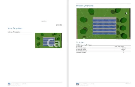 I will design solar pv system and make a pvsol simulation report