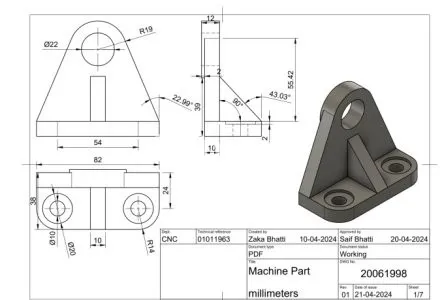 I will 3d modeling and 2d drawing in solidworks, fusion 360, catia, creo, inventor