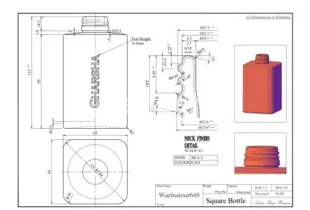 I will design glass and plastic bottles and jars