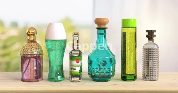 I will design glass and plastic bottles and jars