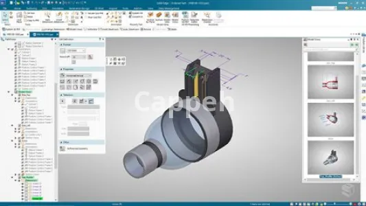 Providing specialized product design services using Solid Edge industrial design software