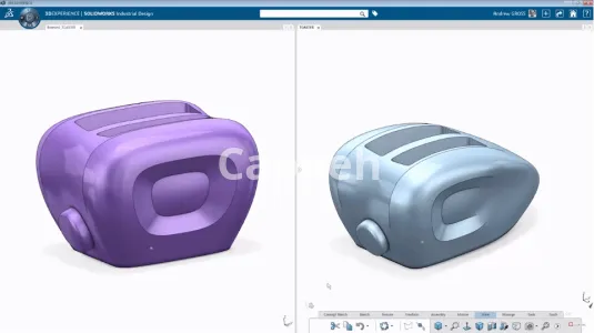 Providing specialized product design services using SolidWorks industrial design software