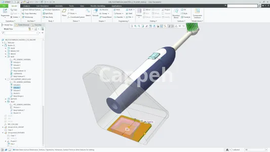 Providing specialized product design services using CREO Elements / ProEngineer industrial design software