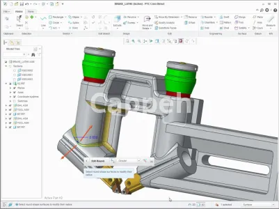 Providing specialized product design services using CREO Elements / ProEngineer industrial design software